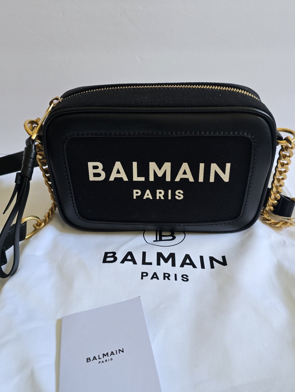 Balmain B-Army Small Camera Bag Black